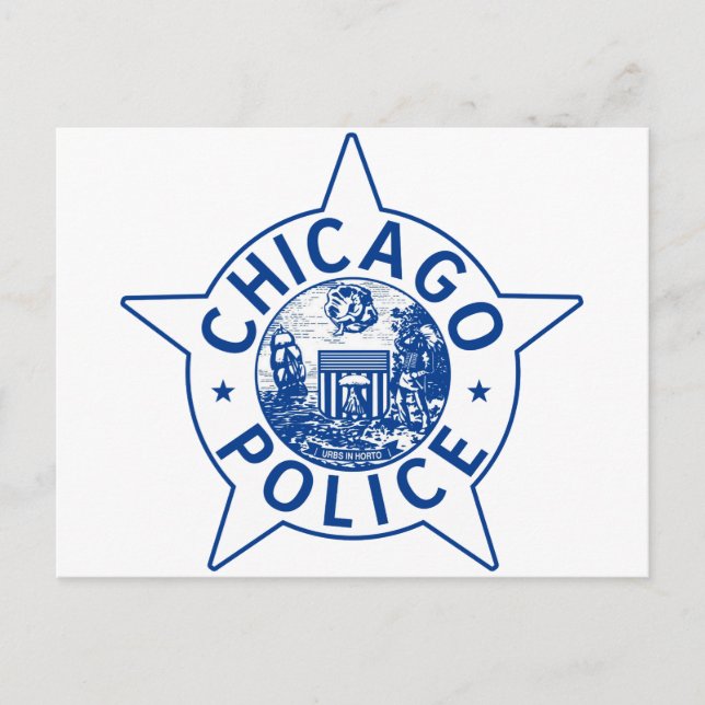 Chicago Police (VINTAGE) Postcard (Front)