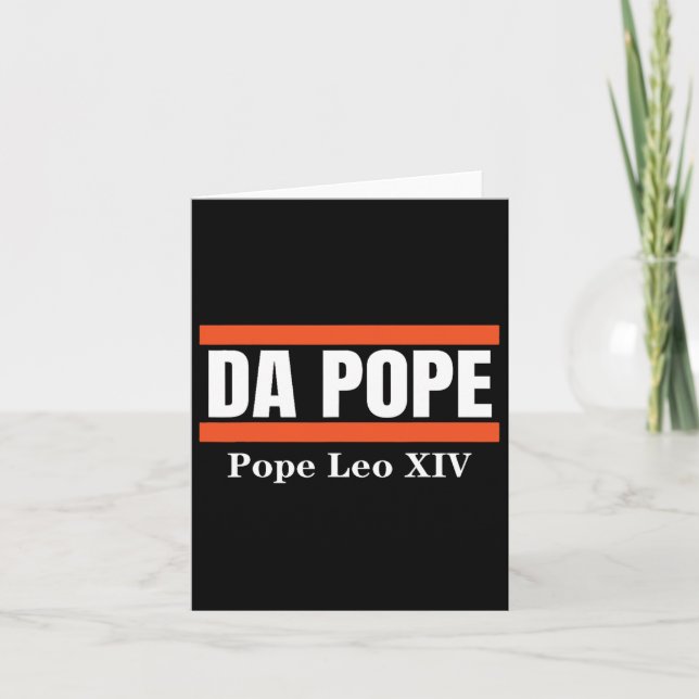 Chicago Pope Leo Xiv Shirt Cardinal Robert Prevost Card (Front)