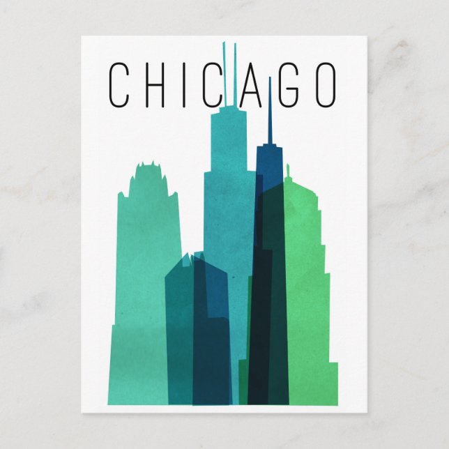 CHICAGO POSTCARD (Front)