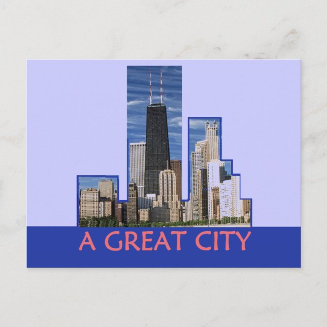 CHICAGO Postcard (Front)