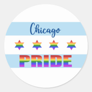 Chicago Pride Classic Round Sticker