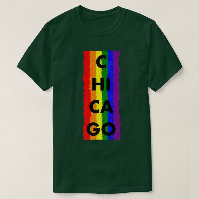 Chicago Pride LGBTQ Premium T-Shirt (Design Front)