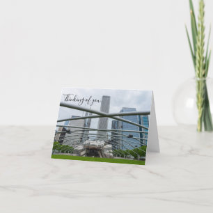 Chicago Pritzker Pavilion Thinking Of You Card