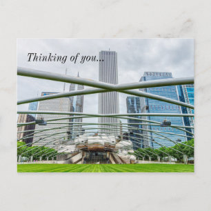 Chicago Pritzker Pavilion Thinking Of You Postcard