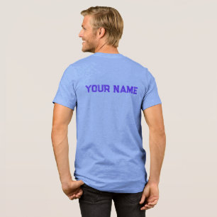 Chicago Purple Graphic T-Shirt  Tri-Blend Shirt