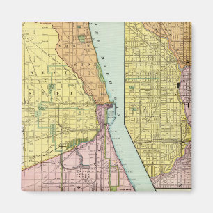 Chicago Railway Terminal Map Magnet