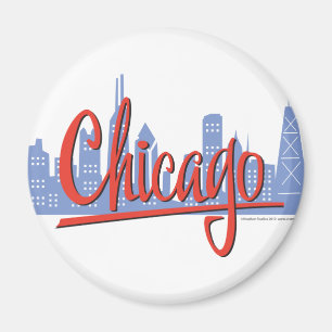 CHICAGO-RED MAGNET