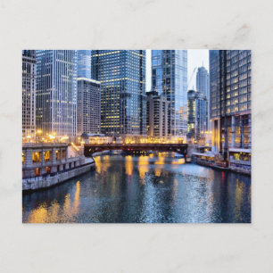 Chicago reflects postcard
