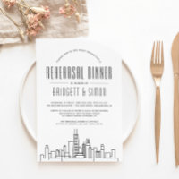 Chicago Rehearsal Dinner | City Skyline