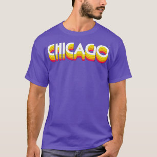 Chicago Retro Style Typography Design 1 T-Shirt