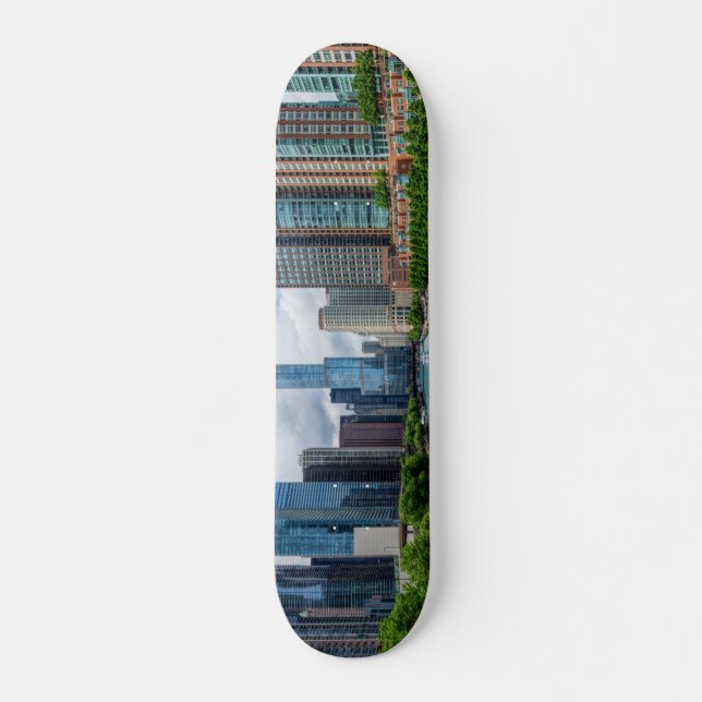 Chicago River and Trump Tower Skateboard (Front)