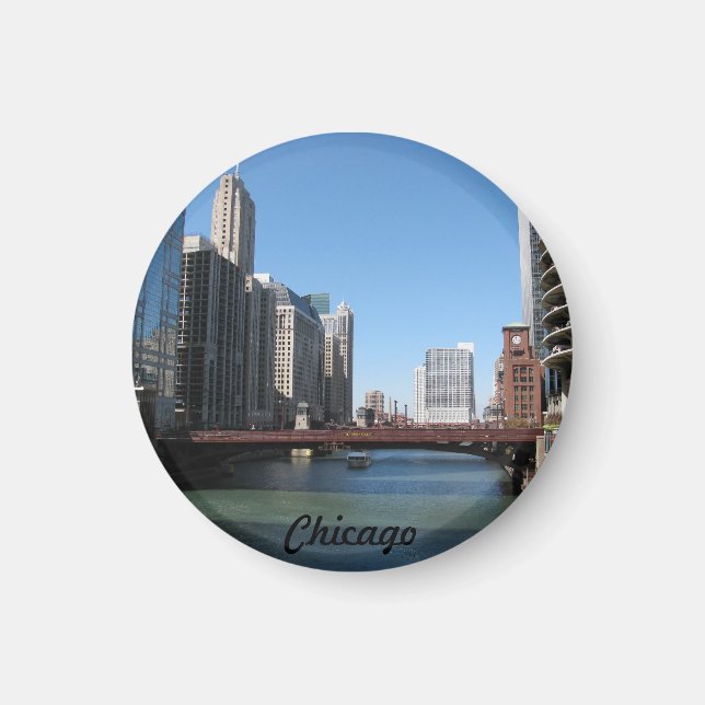 Chicago River Magnet (Front)