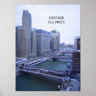 Chicago River Poster