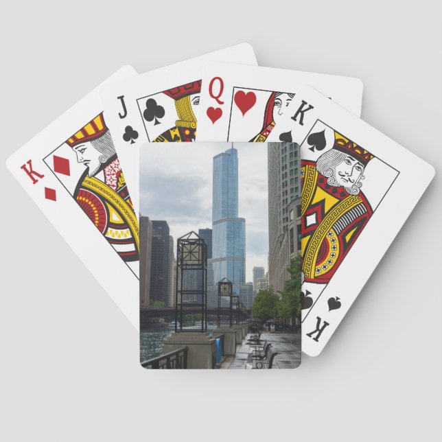 Chicago River Walk Playing Cards (Back)