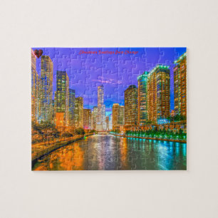 Chicago Riverscape Jigsaw Puzzle