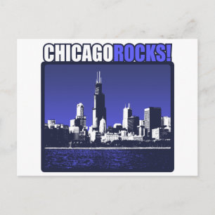 Chicago Rocks! Postcard