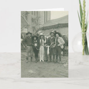 Chicago Rodeo, 1929. Card