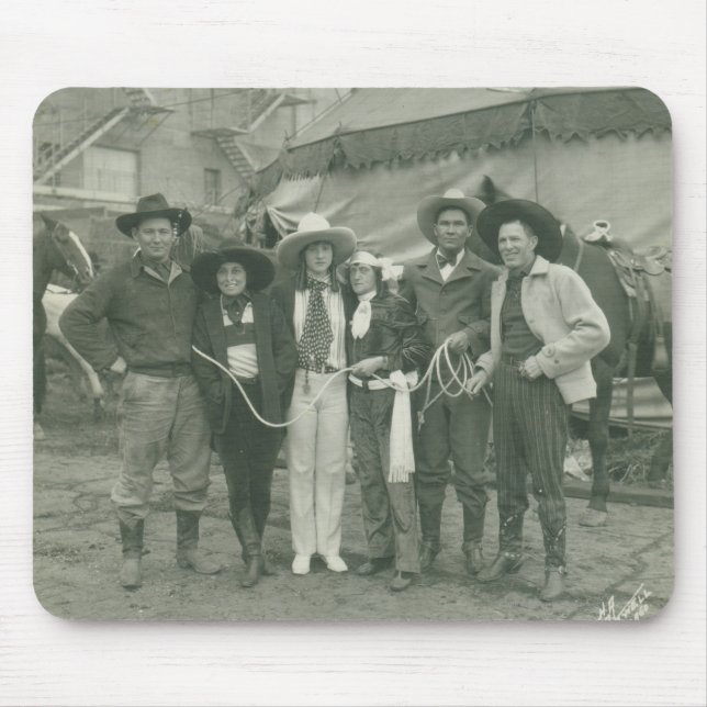 Chicago Rodeo, 1929. Mouse Mat (Front)