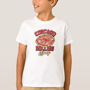 Chicago Rolling Deep - pizza lover T-Shirt
