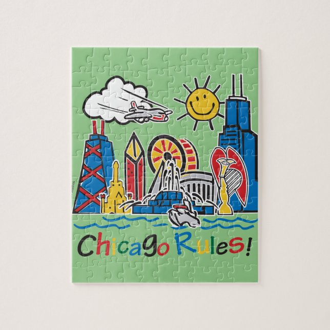 Chicago Rules Jigsaw Puzzle (Vertical)