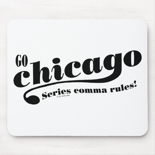 Chicago Rules Mouse Mat (Front)