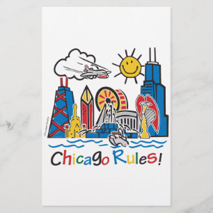 Chicago Rules Stationery