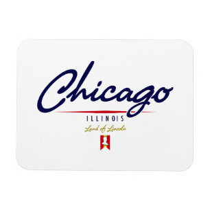 Chicago Script Magnet