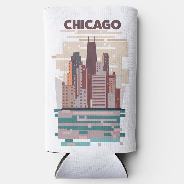 Chicago Seltzer Can Cooler (Front)