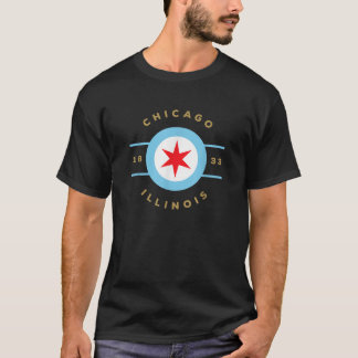 Chicago Shirt Chicago Flag Star Logo Illinois T Sh