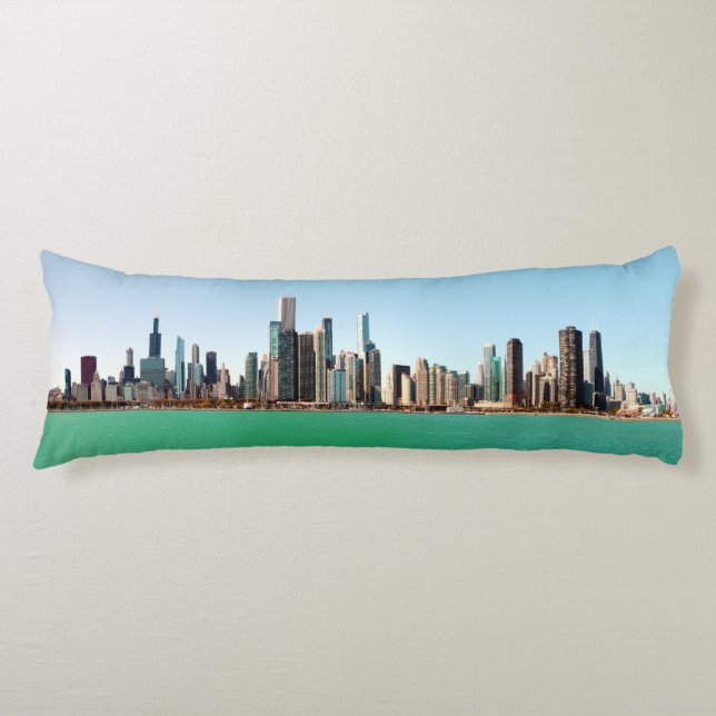 Chicago Sky Line Body Cushion (Front)