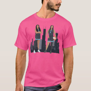 Chicago Sky Skyscrapers Kamilla Cardoso And Angel T-Shirt