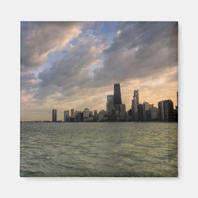 Chicago Skyline 2 Magnet (Front)