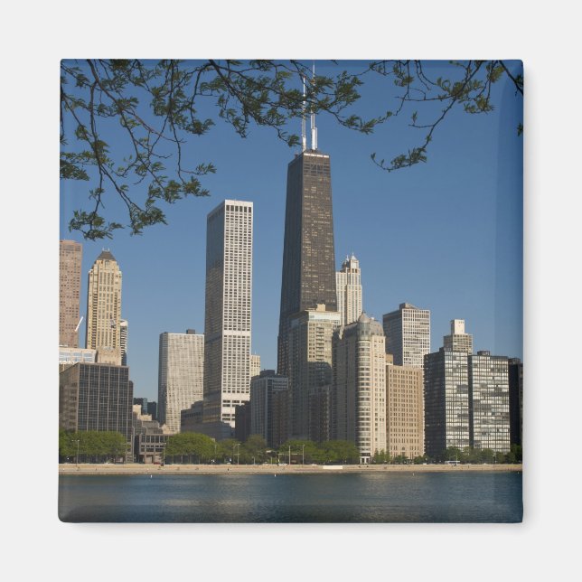 Chicago skyline and Lake Michigan, Lake Shore Magnet (Front)