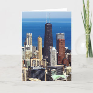 Chicago Skyline and landmarks Card