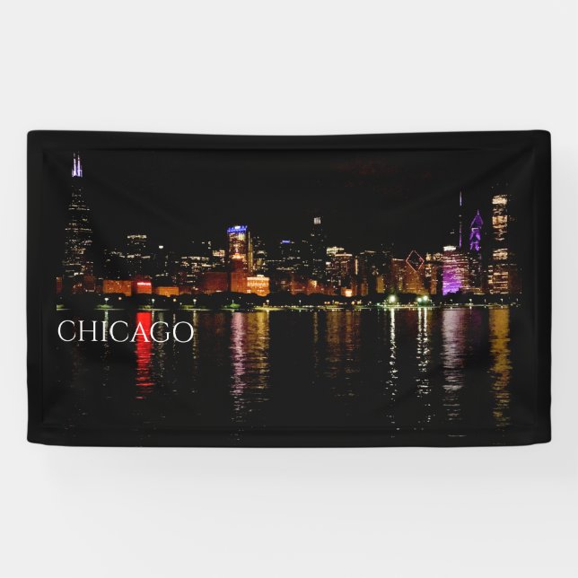 Chicago Skyline  Banner (Horizontal)