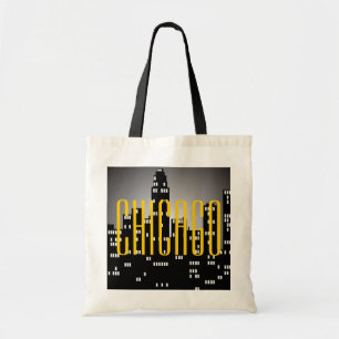 Chicago Skyline Budget Tote Bag