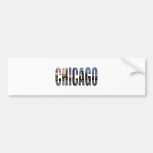 Chicago Skyline Bumper Sticker