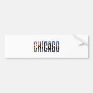 Chicago Skyline Bumper Sticker