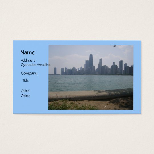 Chicago Skyline Business Card