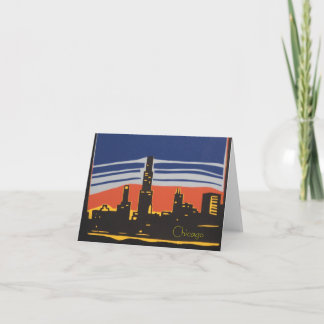 Chicago Skyline Card