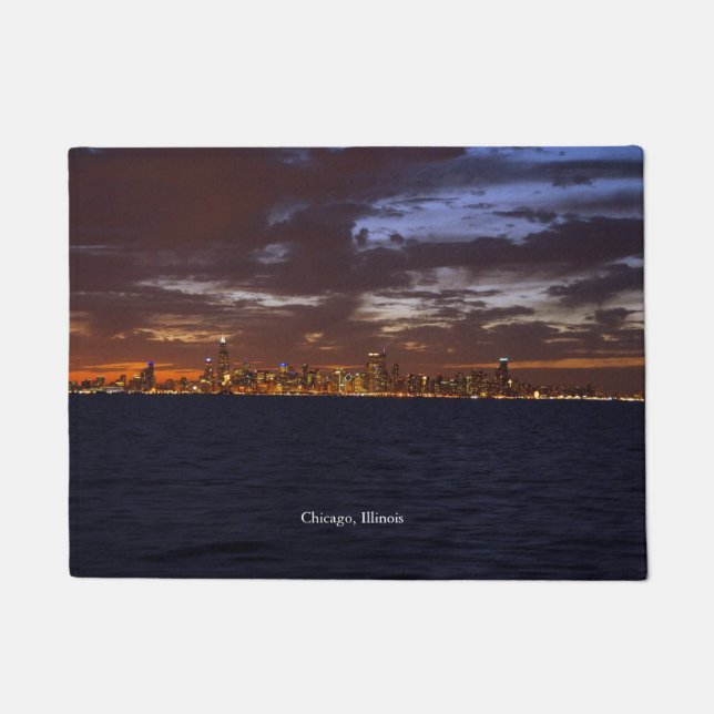 Chicago Skyline door mat (Front)