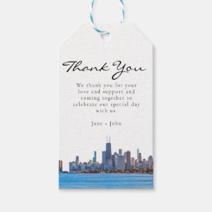 Chicago Skyline Gift Tag