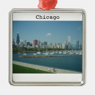 Chicago Skyline Holiday Ornament