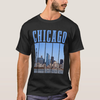 Chicago Skyline Illinois Pride Chicago T-Shirt