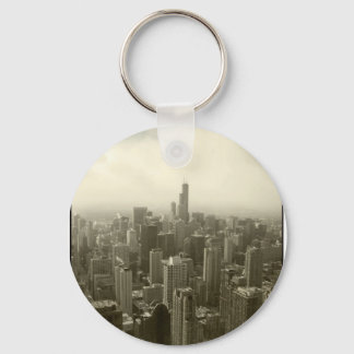 Chicago Skyline Key Ring