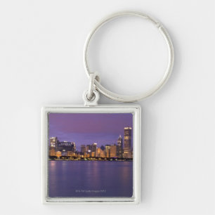 Chicago Skyline Key Ring