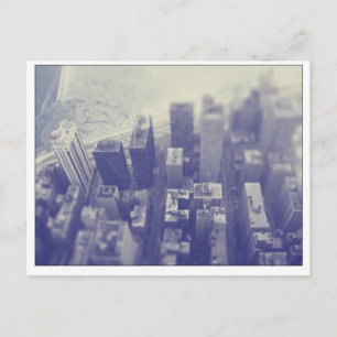 Chicago Skyline lake view Postcard