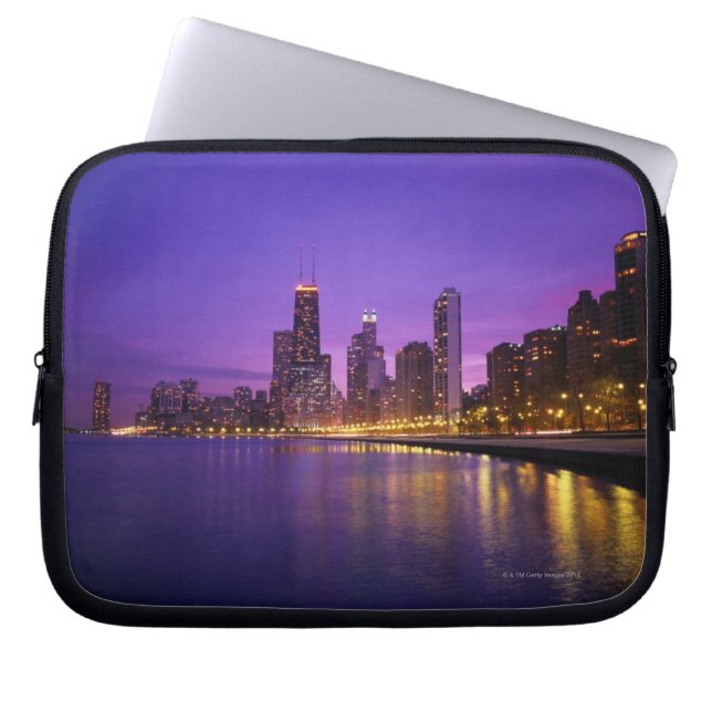 Chicago Skyline Laptop Sleeve (Front)
