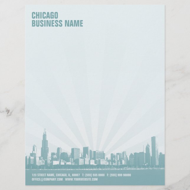 Chicago Skyline letterhead (Front)