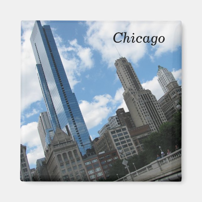 Chicago Skyline Magnet (Front)